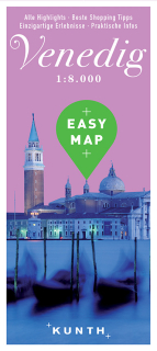 Benátky Easy Map 1:6t (Taliansko) mapa mesta Kunth / 2016