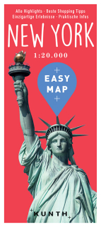 New York Easy Map 1:20t (USA) mapa mesta Kunth / 2018
