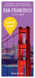 San Francisco Easy Map 1:15t (USA) mapa mesta Kunth / 2017