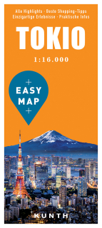 Tokio Easy Map 1:16t (Japonsko) mapa mesta Kunth / 2019