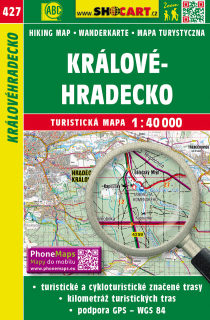 427 Královéhradecko turistická mapa 1:40t SHOCart