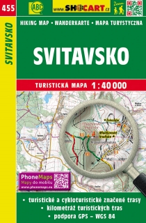 455 Svitavsko turistická mapa 1:40t SHOCart
