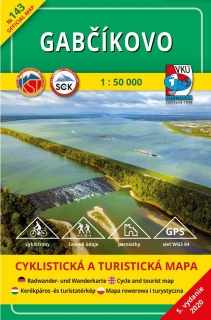 VKU143 Gabčíkovo 1:50t turistická mapa VKÚ Harmanec / 2020