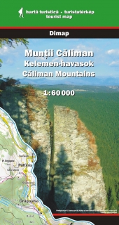 Muntii Caliman 1:60t turistická mapa
