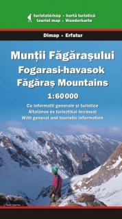 Muntii Fagaras 1:60t turistická mapa