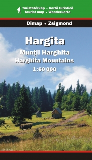 Muntii Harghita 1:60t turistická mapa