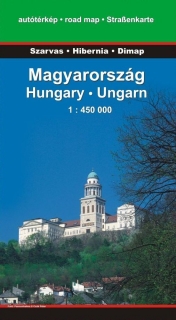 Maďarsko 1:450t automapa