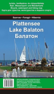 Jazero Balaton 1:80t/1:50t skladaná mapa
