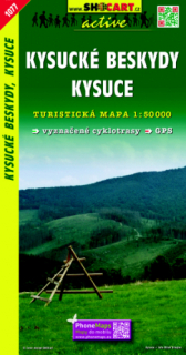 1077 Kysucké Beskydy, Kysuce turistická mapa 1:50t SHOCart
