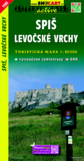 1109 Spiš, Levočské vrchy mapa 1:50t SHOCart