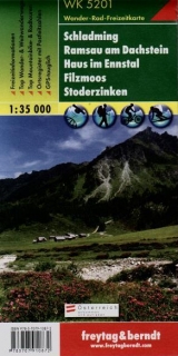 WK5201 Schladming, Ramsau am Dachstein 1:35t turistická mapa FB