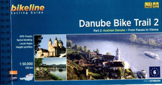 Danube Bike Trail 2 - Astrian Danube cyklosprievodca Esterbauer / angl