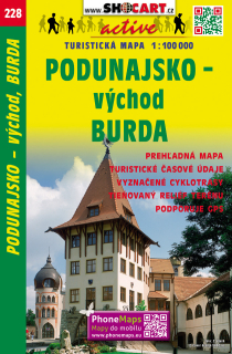 228 Podunajsko - východ, Burda turistická mapa 1:100t SHOCart